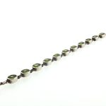 UN-0001 TEST - Genuine Peridot Bracelet in 925 Sterling Silver