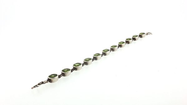 TEST - Genuine Peridot Bracelet in 925 Sterling Silver